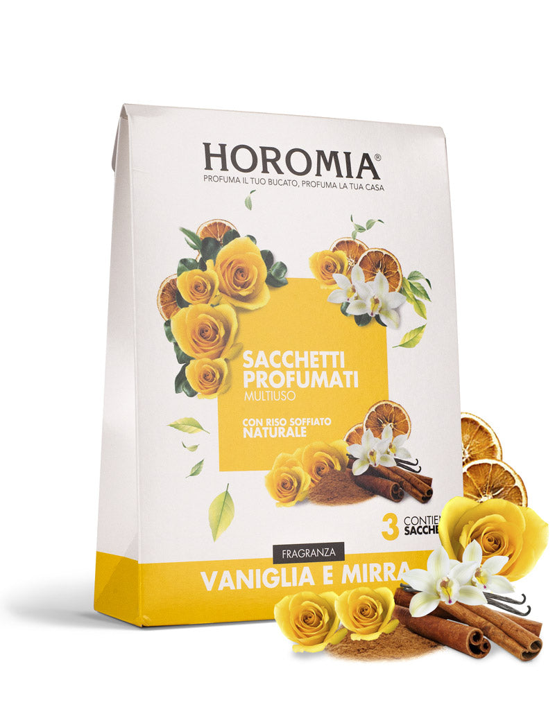Horomia Geurzakjes Vaniglia e Mirra 3-pack